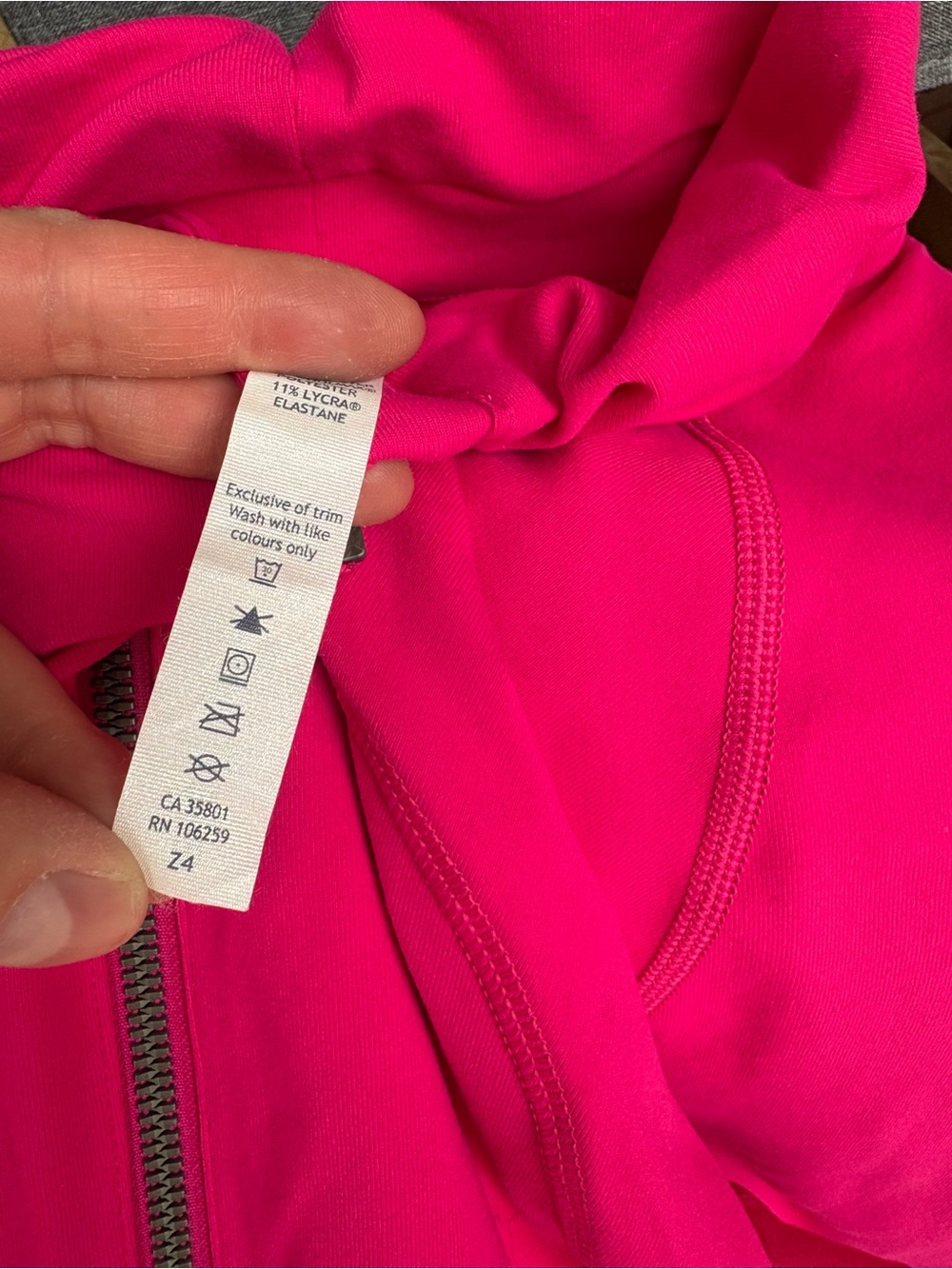 Lululemon Hot Pink Zip-Up Jacket - Picture 4 of 9